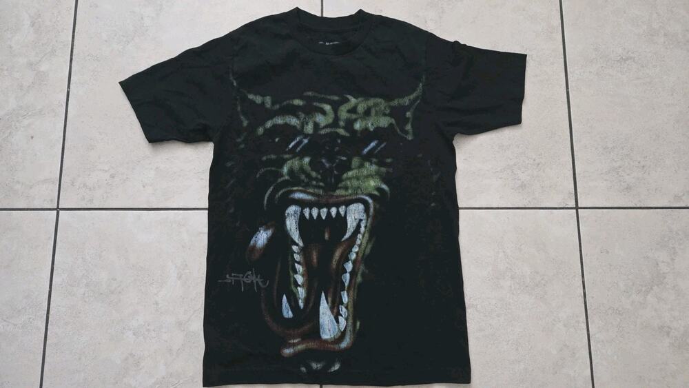 Travis Scott Utopia Tour T-Shirt Black Circus Maximus Hyena Cactus Jack Sz S